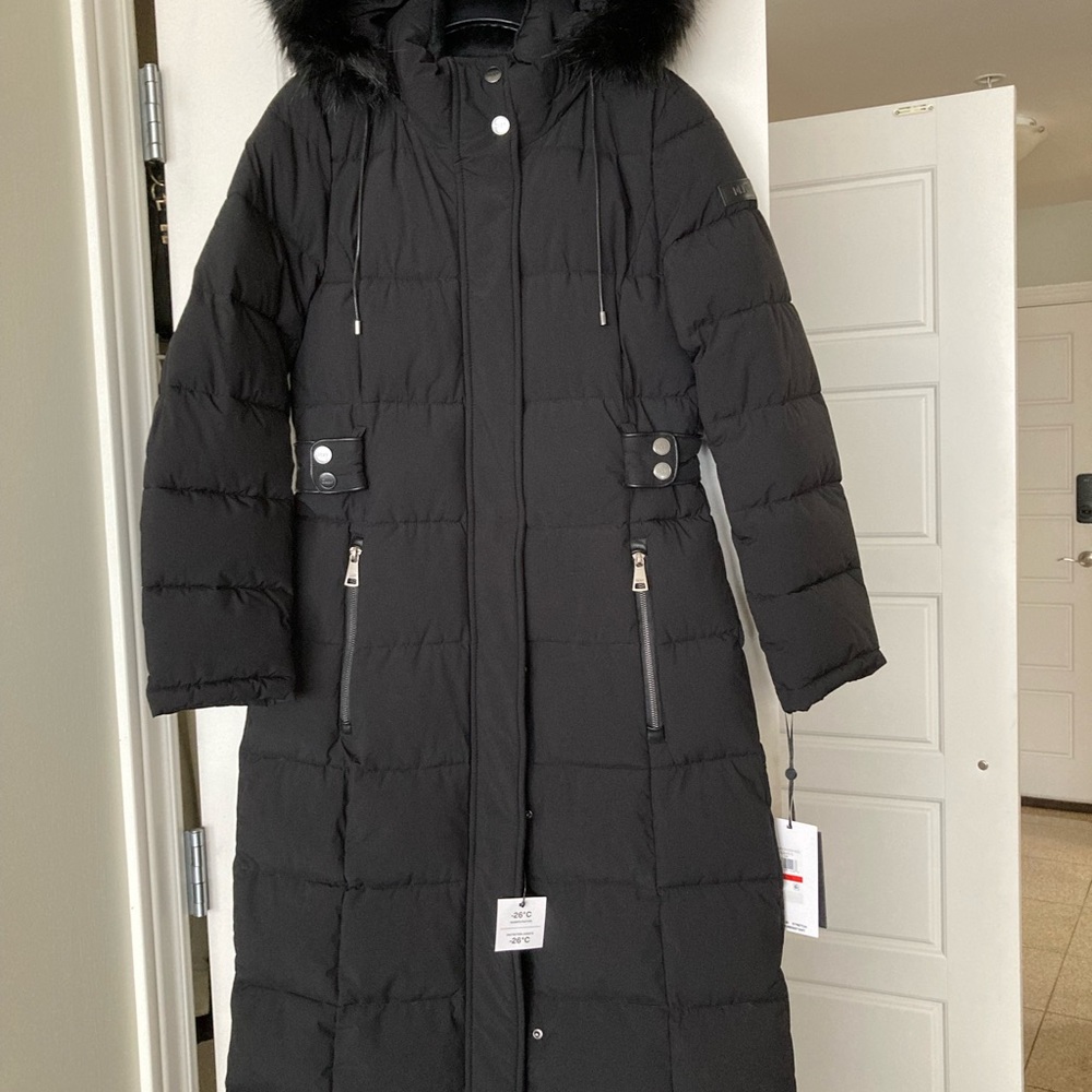 DKNY new! Full length puffer coat